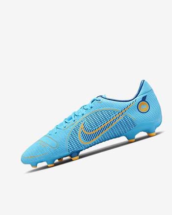 Nike Mercurial Vapor 14 Academy MG Azules Naranjas | MX 4506